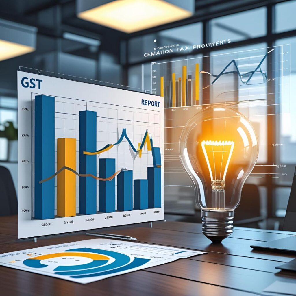 Illustrated Image Of GST analyser Report