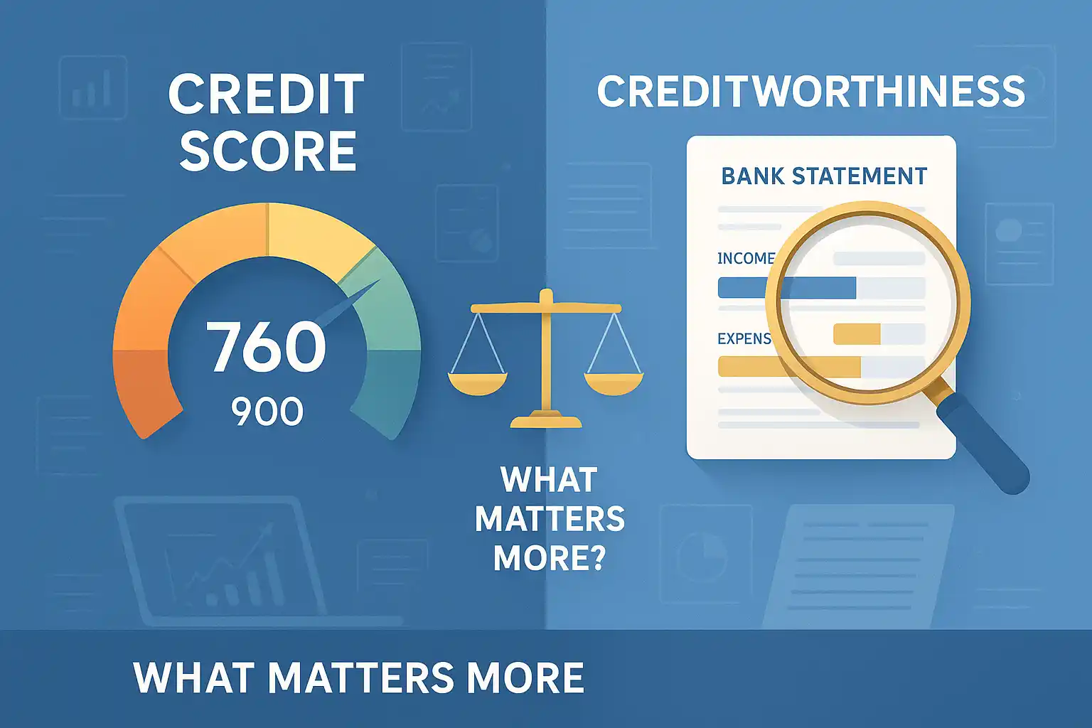 Creditworthiness vs Credit Score – What Matters More?
