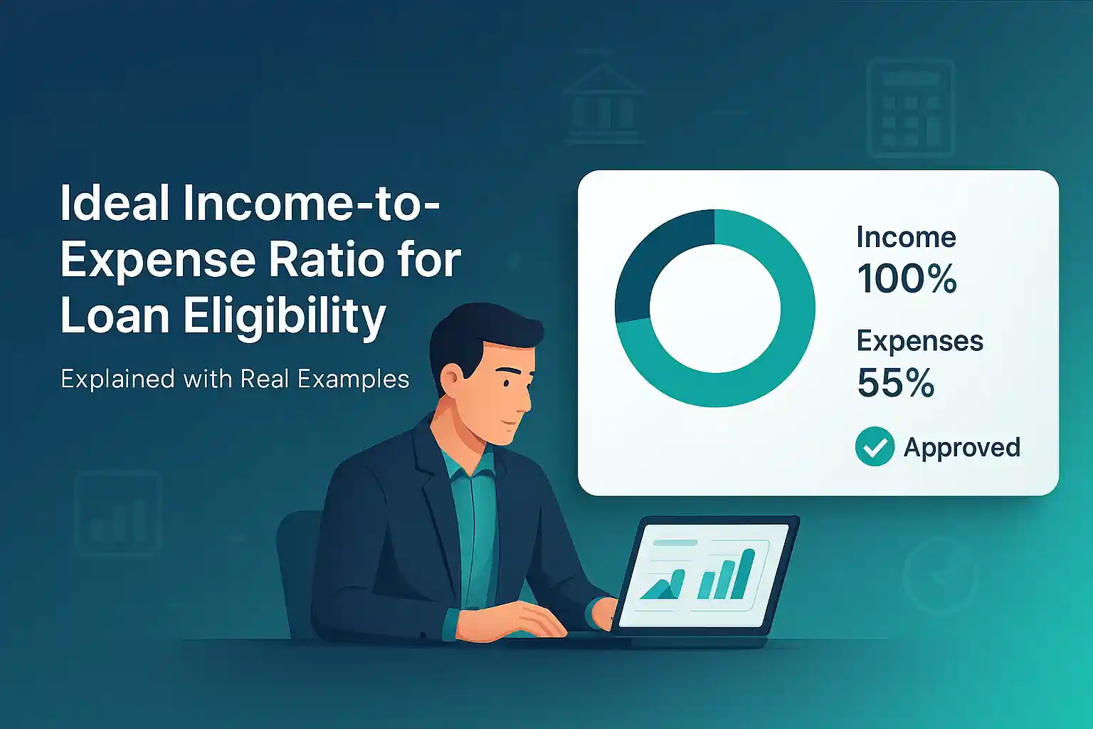 Ideal Income-to-Expense Ratio for Loan Eligibility – Explained with Real Examples