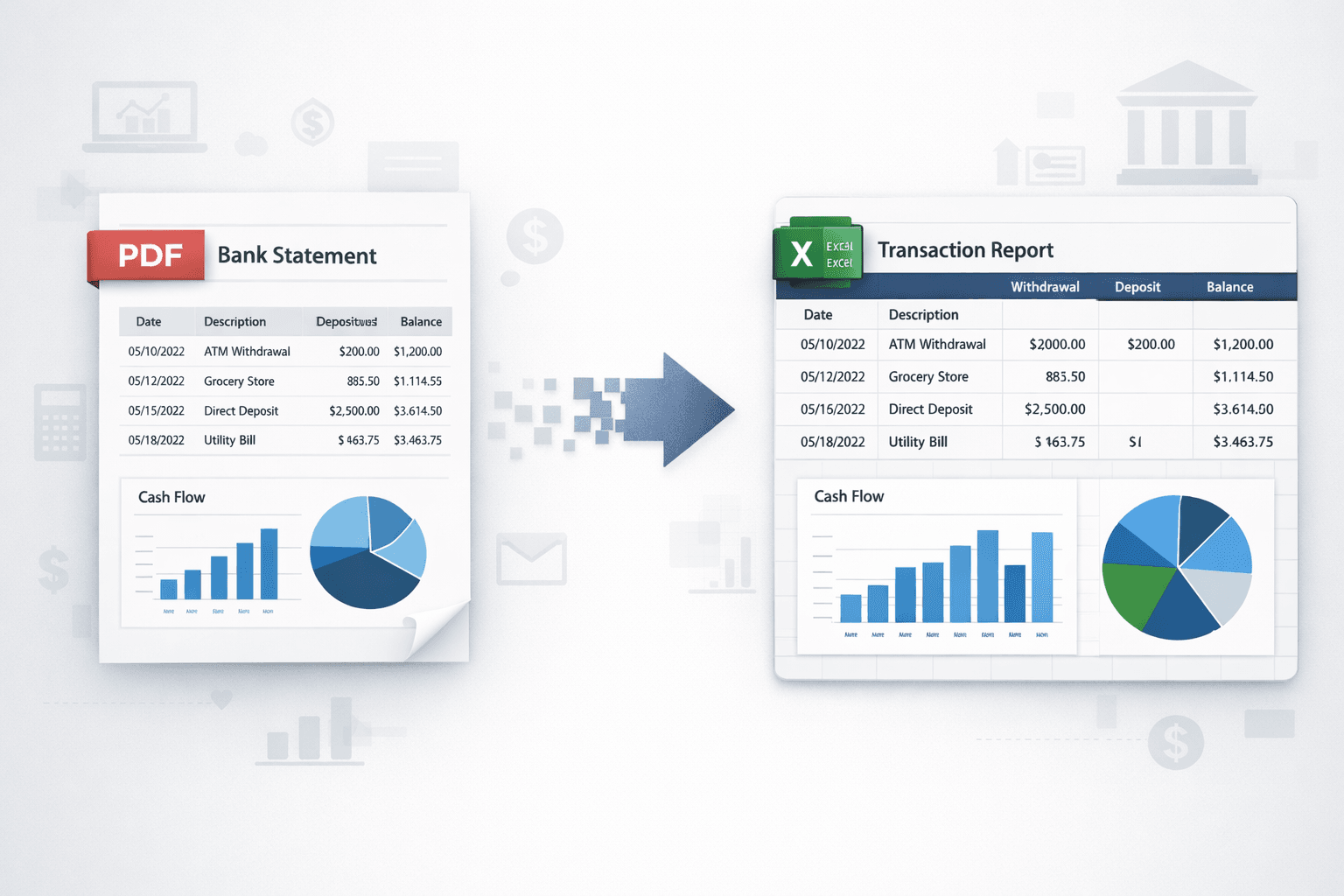 How to Convert PDF Bank Statements to Excel for Accurate Analysis