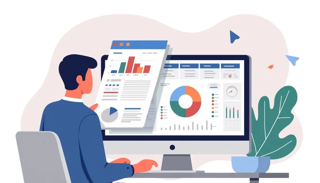 Finance Professional Using Pro Analyser's Bank Statement Analyser