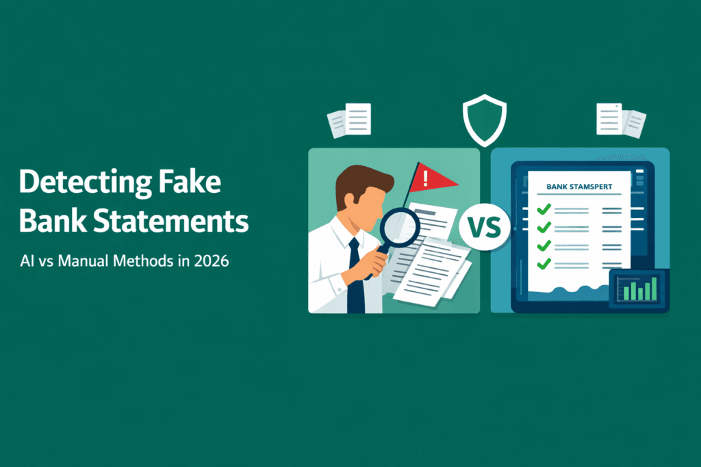Detecting Fake Bank Statements: AI vs Manual Methods in 2026