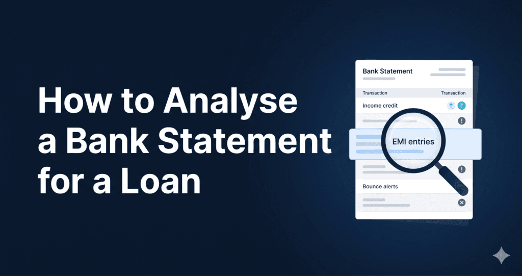 How to analyse a bank statement