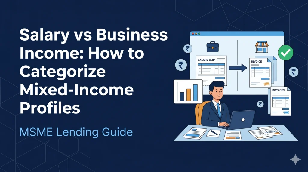 Income classification for lenders — salary vs business income categorization in bank statement analysis